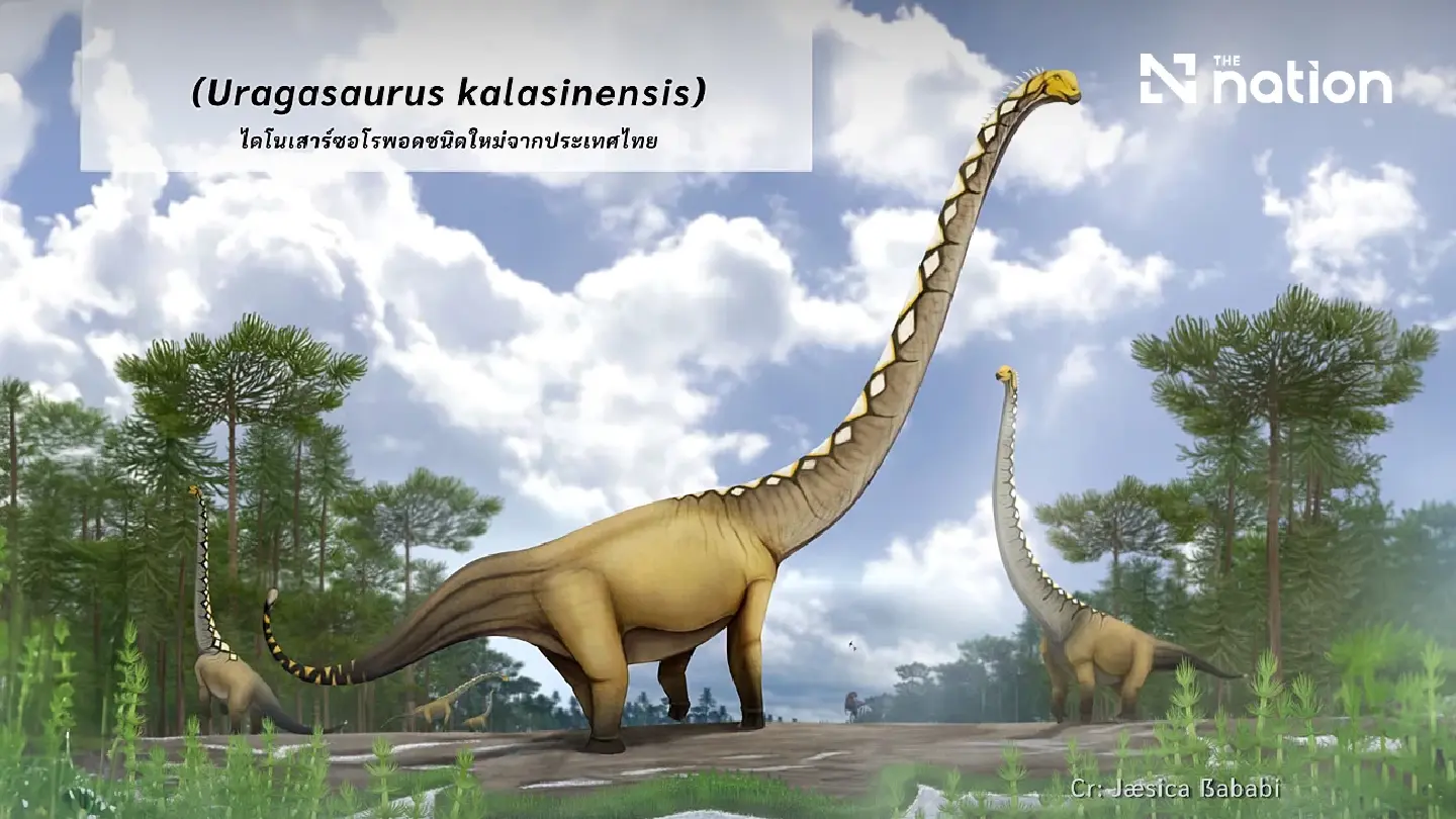 Wow! Thailand Temukan Dinosaurus Berleher Mirip Ular Baru dari Kalasin