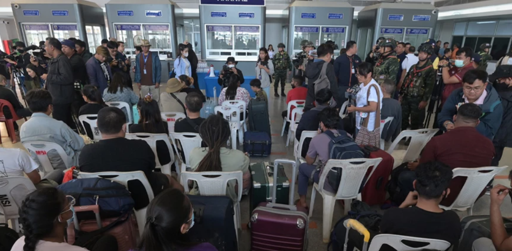 Thailand dan Myanmar Selamatkan 61 Korban Geng Penipuan Online di Myawaddy