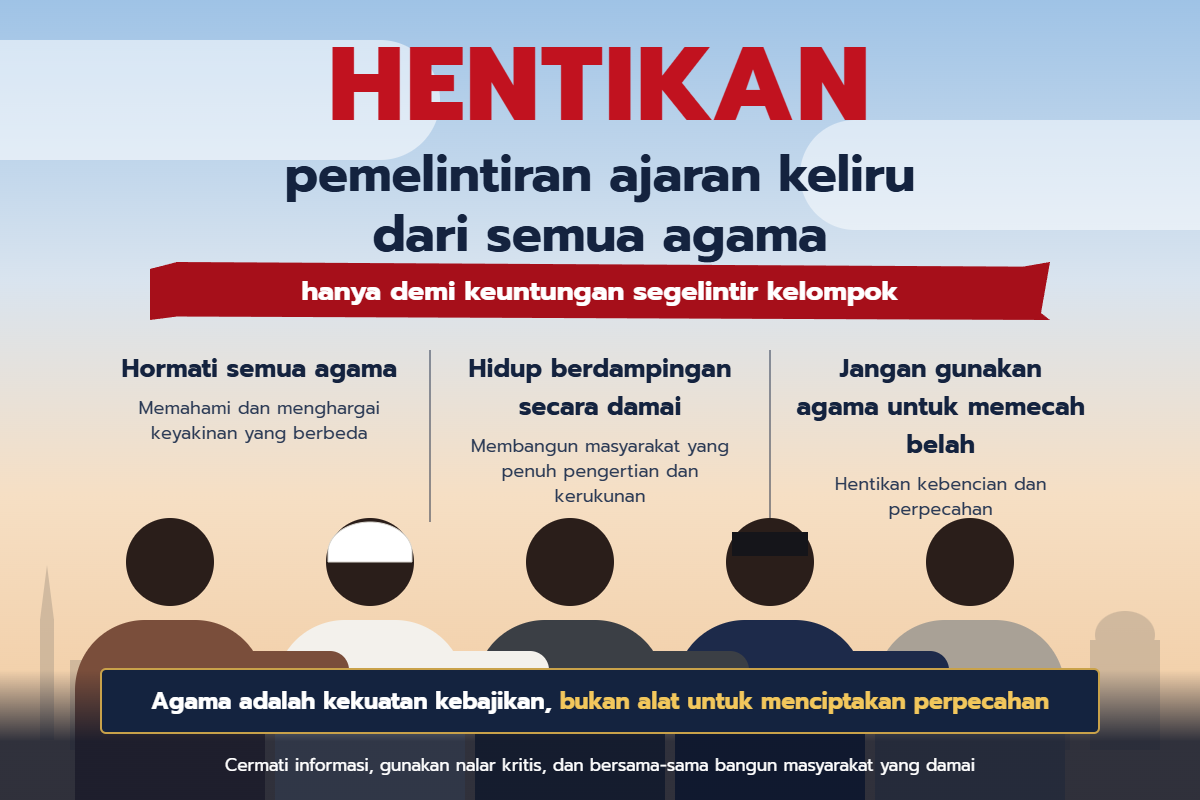 Berhentilah Memutarbalikkan Ajaran Agama Demi Kepentingan Kelompok