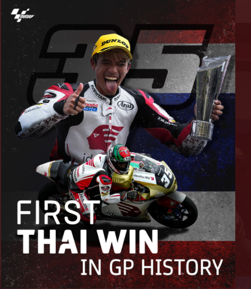 Ini Sosok Somkiat Chantra, Pembalap Thailand Pemenang Moto2 Mandalika yang Cetak Sejarah