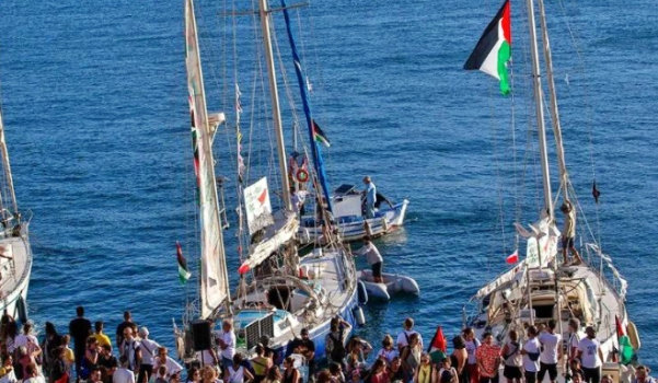 Keterlaluan, 331 Relawan Global Flotilla Tujuan Gaza Dipenjara oleh Israel