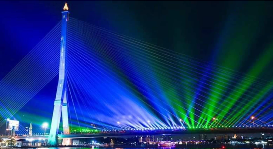 Sebulan, Bangkok Dihiasi Cahaya Kembang Api hingga Laser