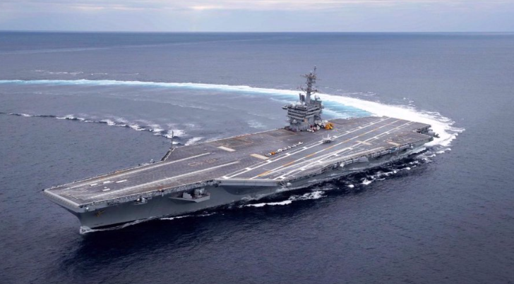 Serangan Angkatan Laut Iran Merusak Kapal Induk AS Abraham Lincoln