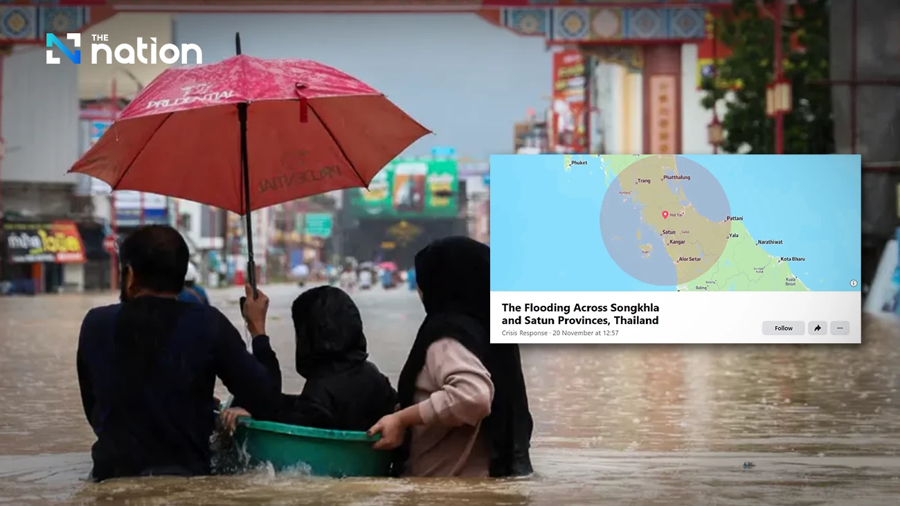 Facebook Luncurkan Fitur Baru Bantu Korban Banjir di Songkhla dan Satun Thailand