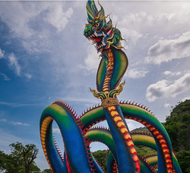 Ini Patung Naga Raksas Setinggi 31 Meter, Ikon Baru Thailand