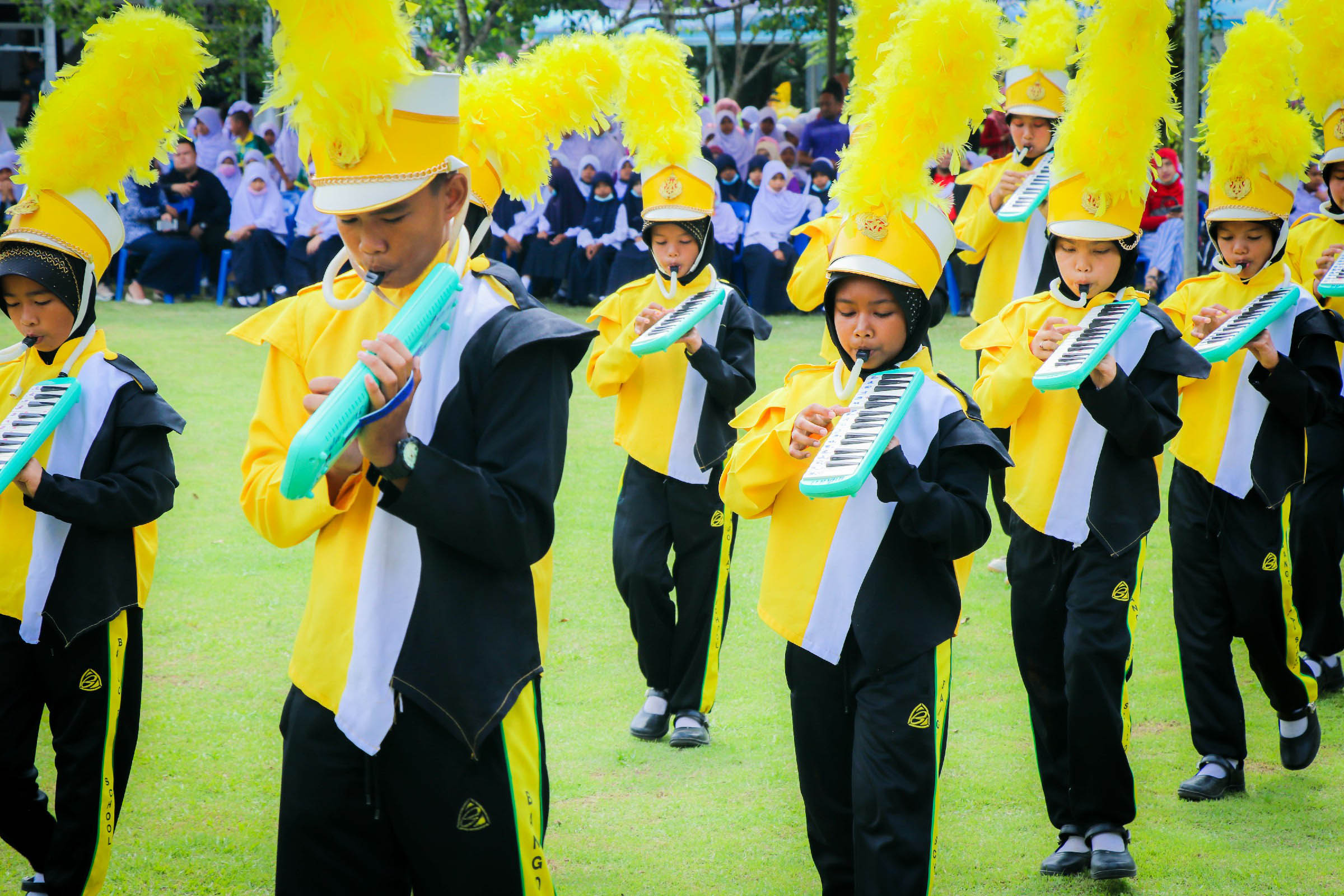 Siswa Thailand Selatan Ikut Kontes Lagu Nasional Thailand