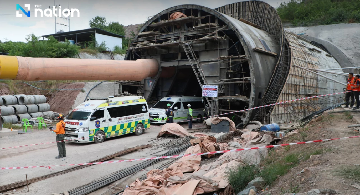 Thailand Berjibaku Cari Korban Ambruknya Terowongan Kereta Cepat
